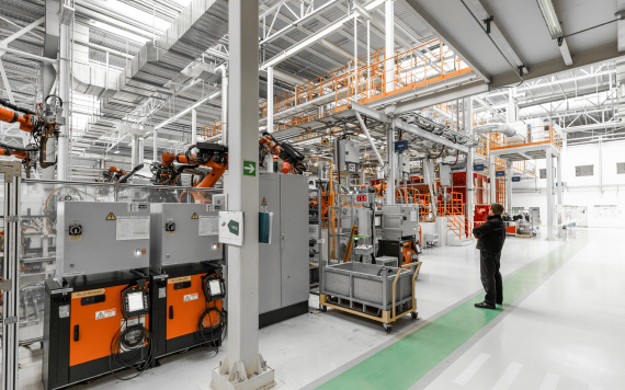 Área industrial — armazenamento controlado