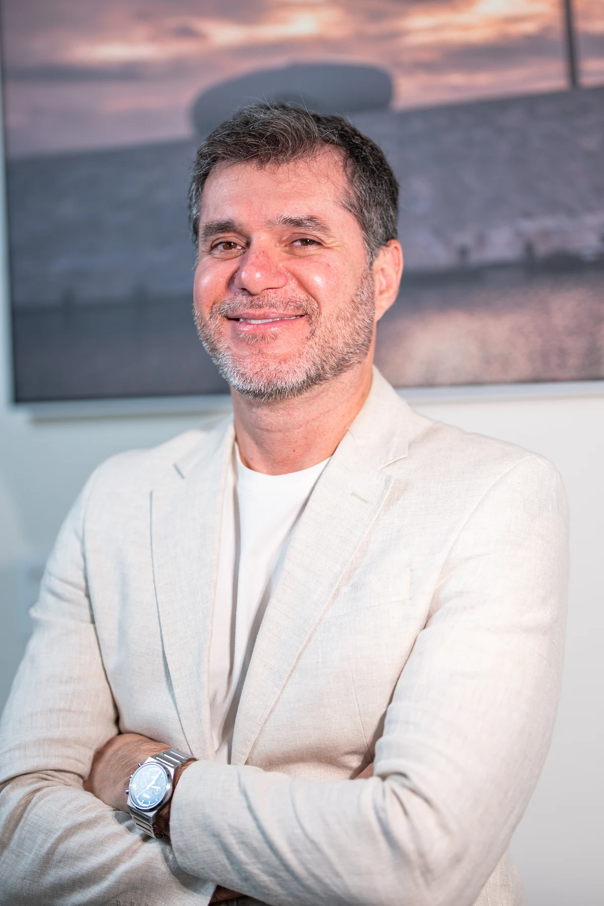Retrato do Dr. Leônidas Bomfim no consultório